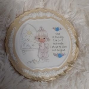 Precious Moment porcelain wall plate